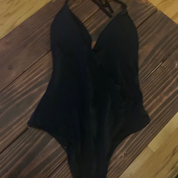 Victoria’s Secret colorblock plunge one piece - Picture 2 of 4